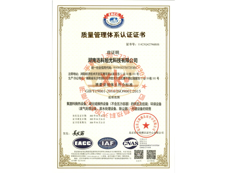 質(zhì)量管理體系